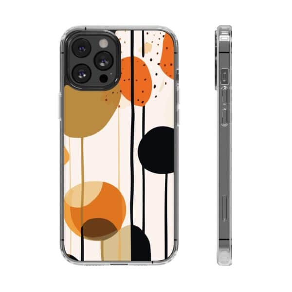 Orange Floral and Polka Dot Clear Cases - Image 31