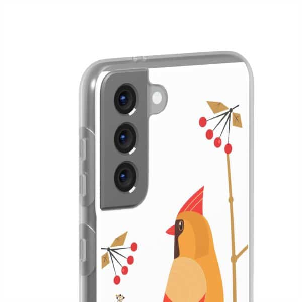Red Cardinal Female On Flexi Cases Custom Phone Cases For iPhone and Samsung Series - Image 156