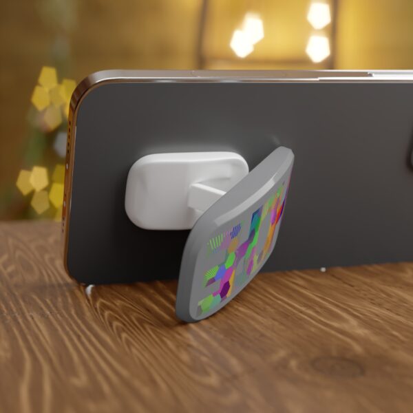 Rainbow Designs "HOPE" On Phone Click-On Grip Grey - Image 3