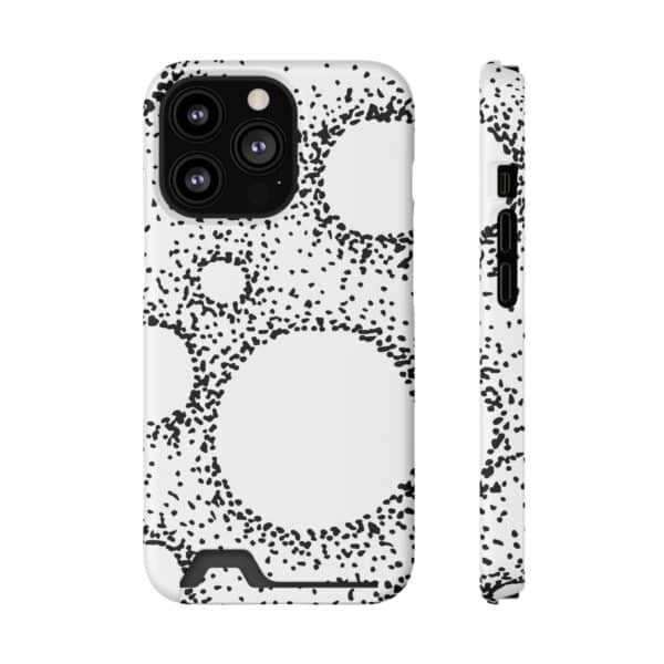 Rounded Shapes Phone Case With Card Holder Custom Phone Case For iPhone and Samsung - Image 45