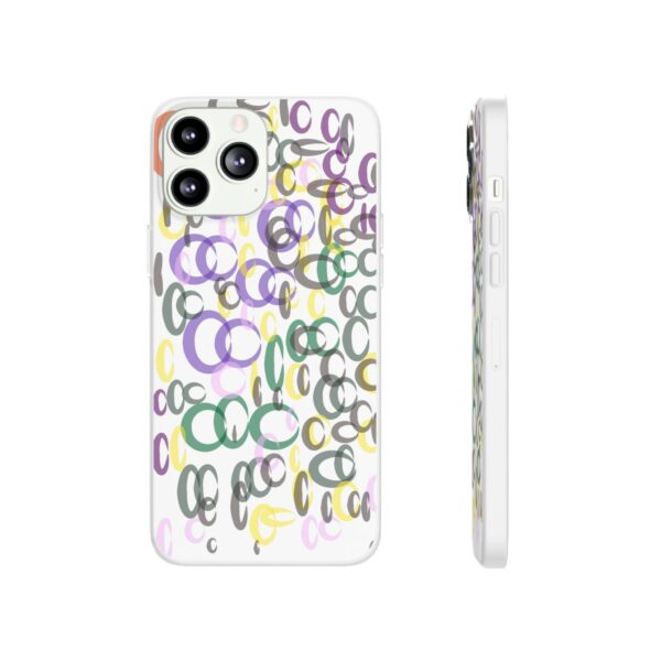 Colorful. Circles Flexi Cases For iPhone Samsung - Image 143
