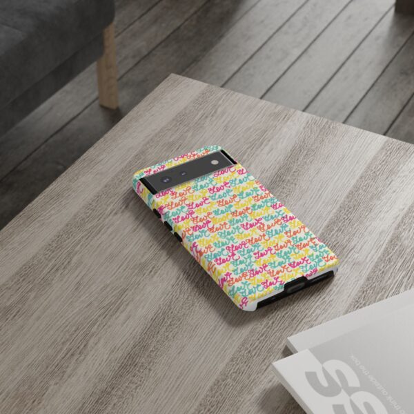 Colorful Love Letters Tough Cases Custom Phone Cases For iPhone Google Pixel and Samsung Series - Image 74