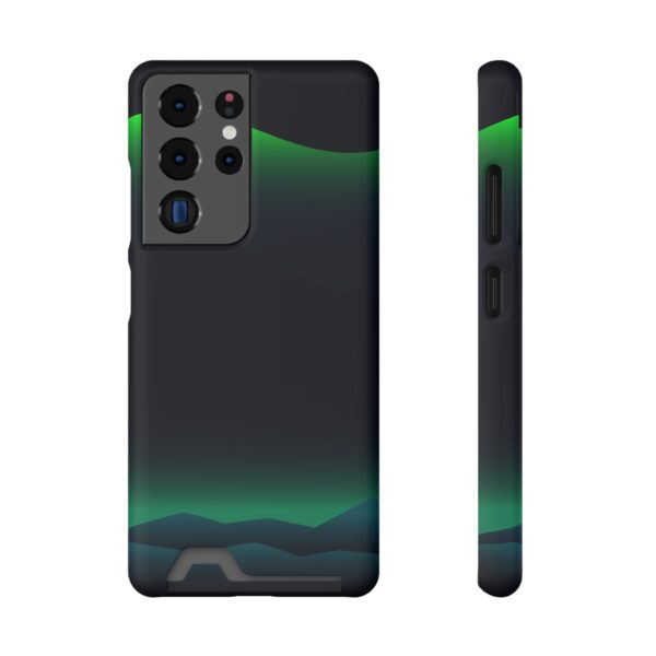 Aurora Lights On Phone Case With Card Holder Custom Phone Cases For iPhone and Samsung - Image 157