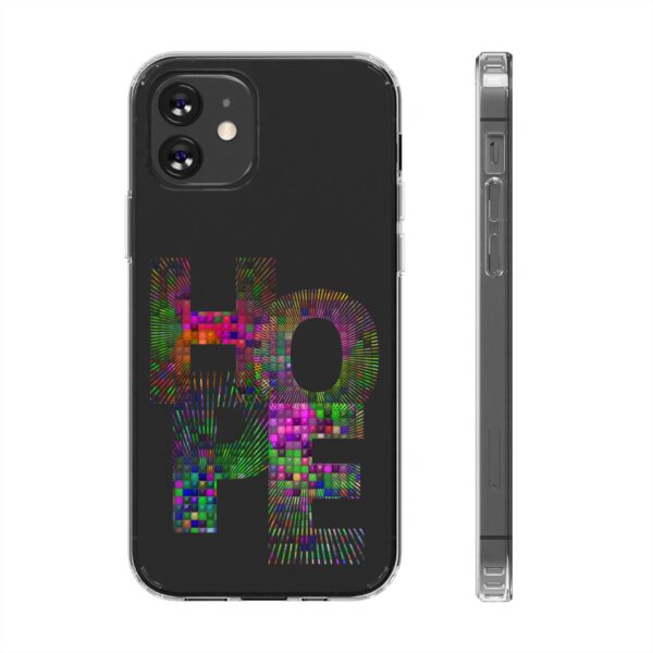 Rainbow Designs "HOPE" On Clear Cases For iPhone and Samsung - Image 22