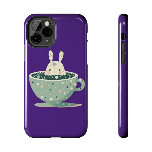 Cute Bunny in a Coffee Cup On Tough Phone Cases, Case-Mate Custom Phone Case For iPhone Series - Image 16