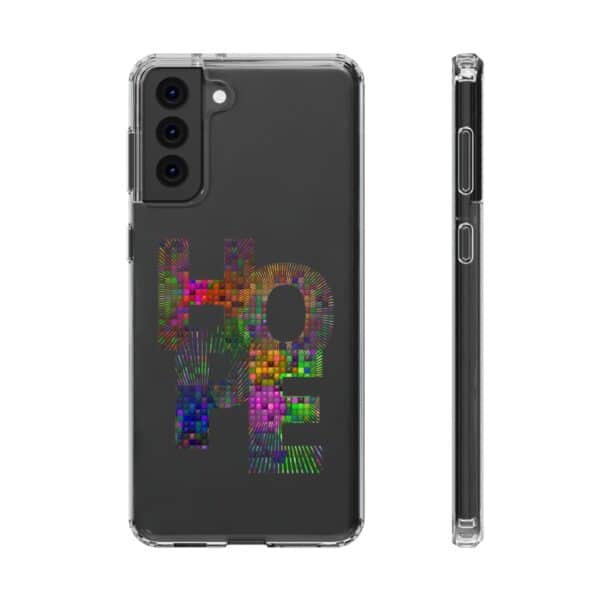 Rainbow Designs "HOPE" On Clear Cases For iPhone and Samsung - Image 16