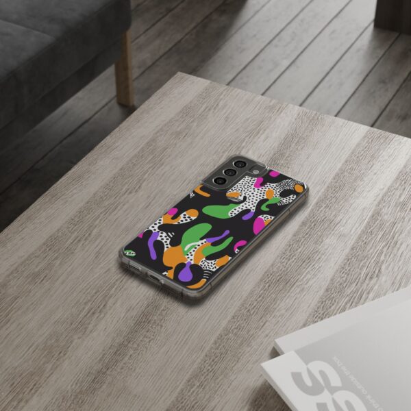 Colorful shapes Clear Cases For Samsung iPhone - Image 47