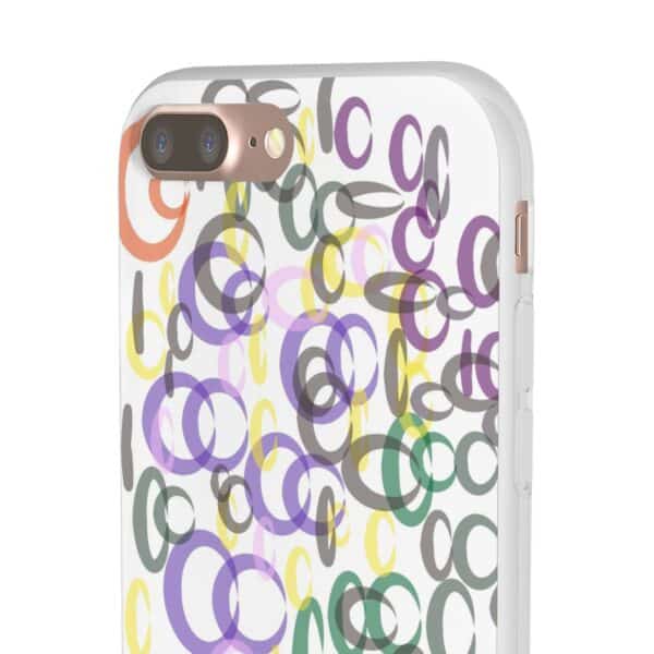 Colorful. Circles Flexi Cases For iPhone Samsung - Image 84