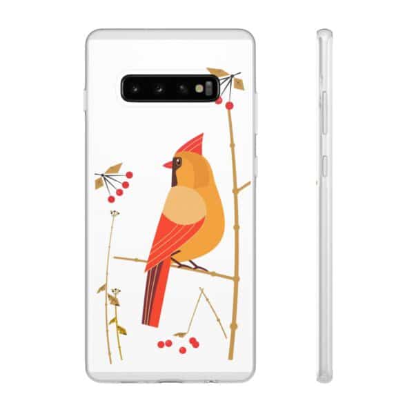 Red Cardinal Female On Flexi Cases Custom Phone Cases For iPhone and Samsung Series - Image 115