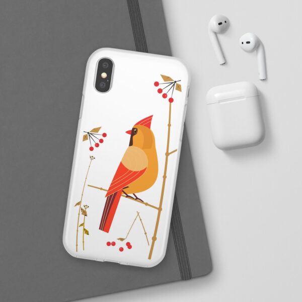 Red Cardinal Female On Flexi Cases Custom Phone Cases For iPhone and Samsung Series - Image 113