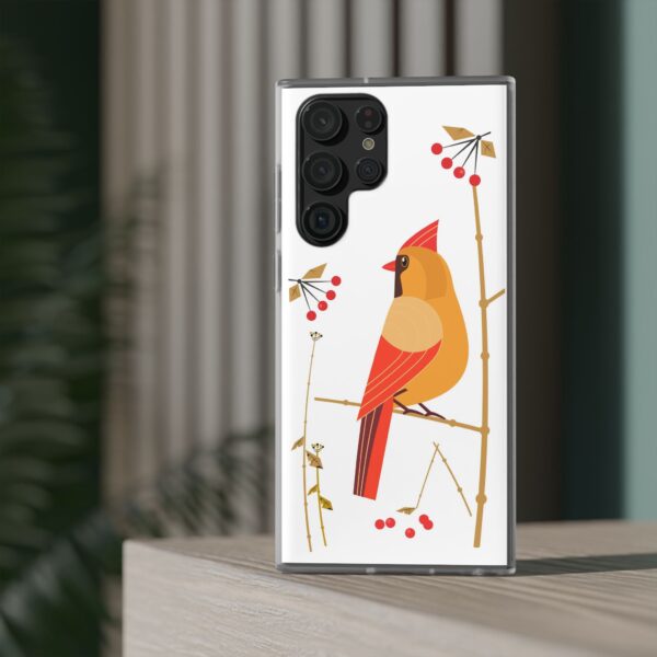 Red Cardinal Female On Flexi Cases Custom Phone Cases For iPhone and Samsung Series - Image 196