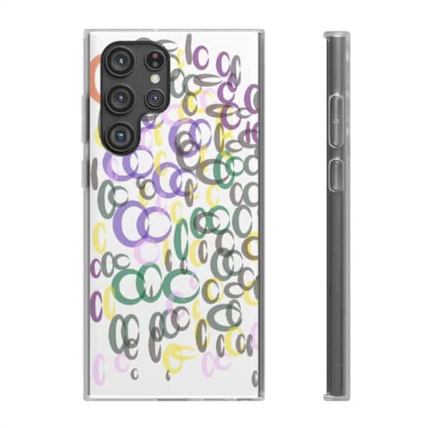 Colorful. Circles Flexi Cases For iPhone Samsung - Image 184