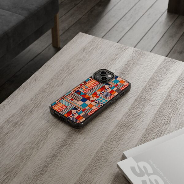 Patchwork Pattern Clear Cases For iPhone and Samsung - Image 53