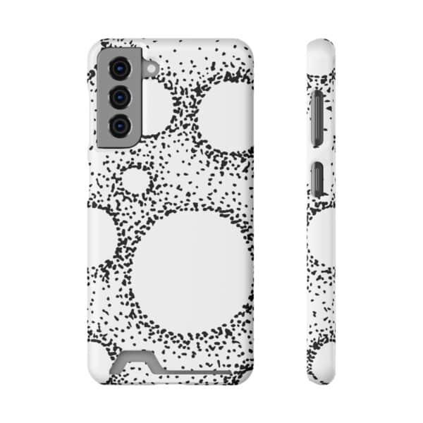 Rounded Shapes Phone Case With Card Holder Custom Phone Case For iPhone and Samsung - Image 141