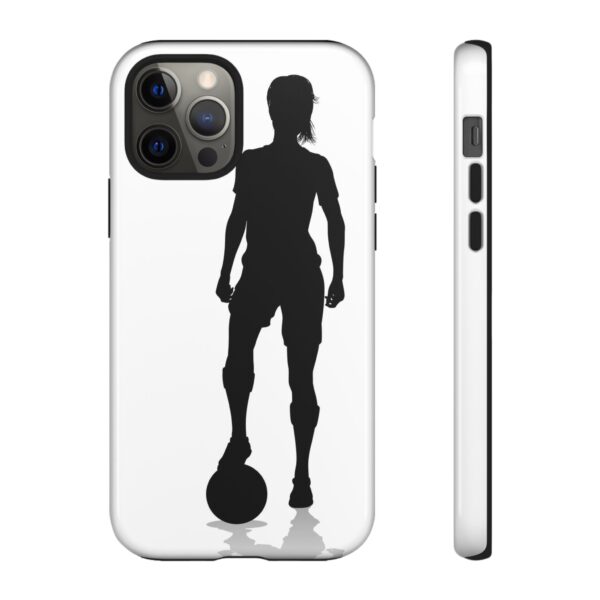 Silhouette Football Player Women Tough Cases Custom Phone Cases For iPhone Google Pixel and Samsung Series - Image 28