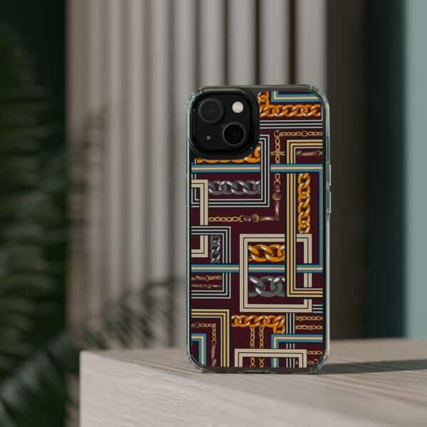 Digital Pattern Clear Cases For iPhone and Samsung - Image 54