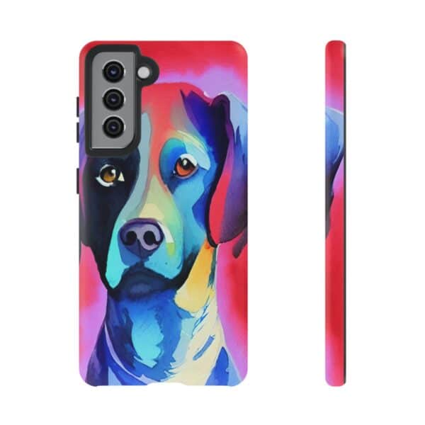 Dog Portrait On Tough Cases Custom Phone Cases For iPhone Google Pixel and Samsung Series - Image 57