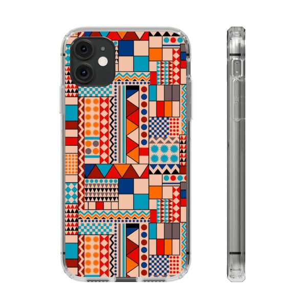 Patchwork Pattern Clear Cases For iPhone and Samsung - Image 34
