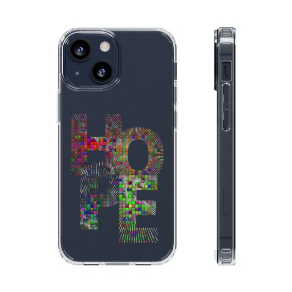 Rainbow Designs "HOPE" On Clear Cases For iPhone and Samsung - Image 4