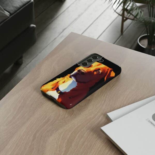 Dog Portrait On Tough Cases Custom Phone Cases For iPhone Google Pixel and Samsung Series. - Image 84