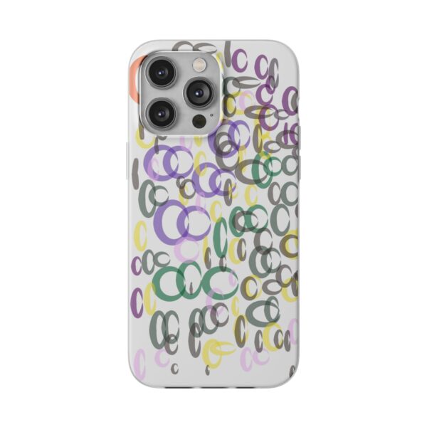 Colorful. Circles Flexi Cases For iPhone Samsung - Image 209