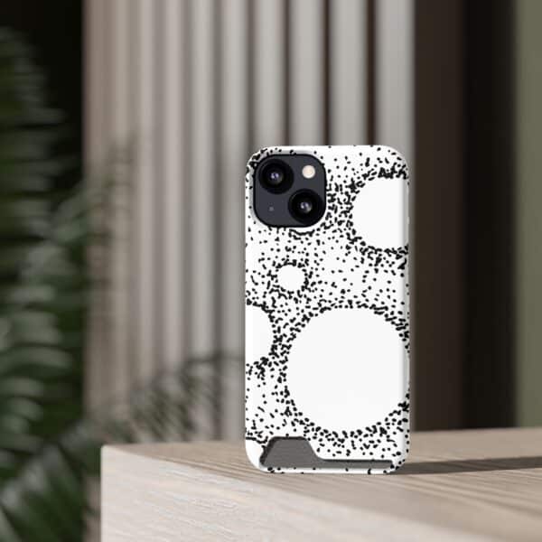 Rounded Shapes Phone Case With Card Holder Custom Phone Case For iPhone and Samsung - Image 120