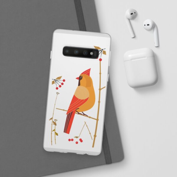 Red Cardinal Female On Flexi Cases Custom Phone Cases For iPhone and Samsung Series - Image 121