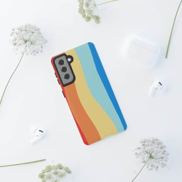 Rainbow Designs Multi Colour On Tough Cases Custom Phone Cases For iPhone Google Pixel and Samsung Series - Image 55