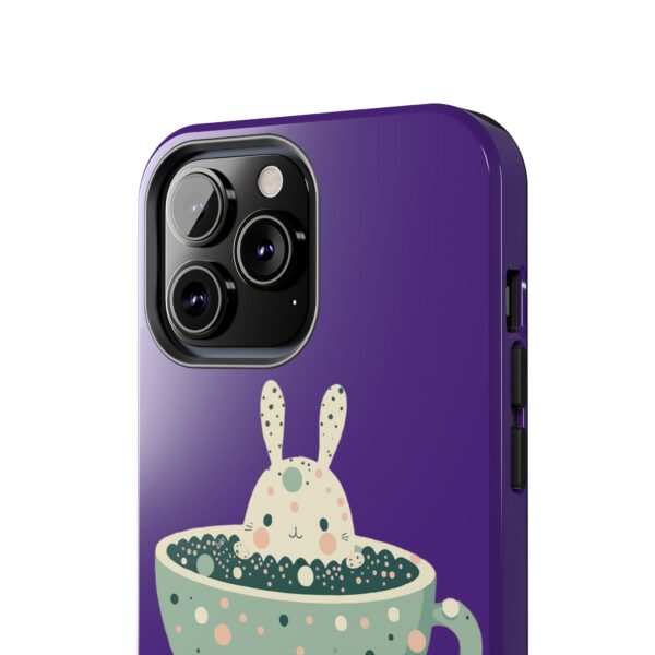 Cute Bunny in a Coffee Cup On Tough Phone Cases, Case-Mate Custom Phone Case For iPhone Series - Image 55