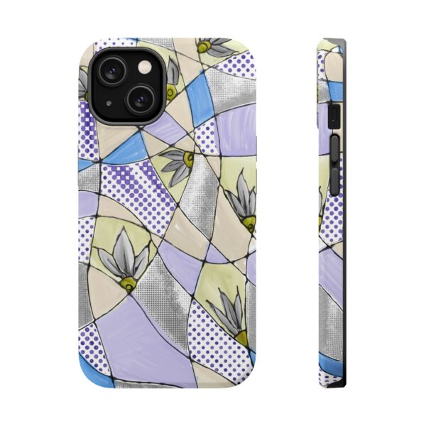 Wave Tiles | Floral Magnetic Tough Case for iPhone - Image 9