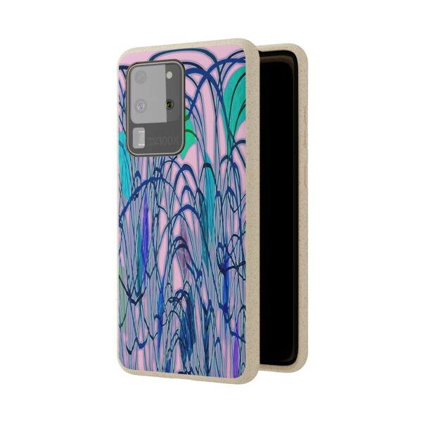 Curved Striped Pattern Biodegradable Cases For IPhone & Samsung  🌿 - Image 10
