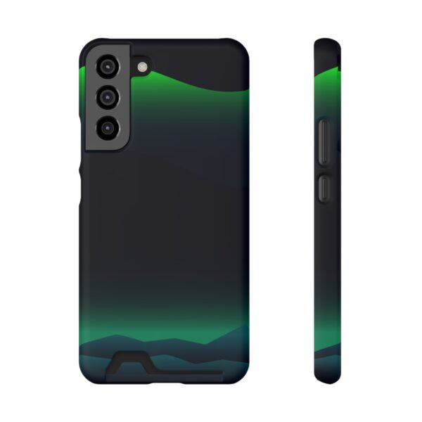 Aurora Lights On Phone Case With Card Holder Custom Phone Cases For iPhone and Samsung - Image 13