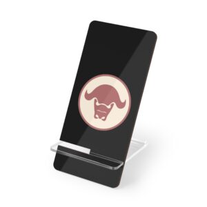 Phone Stand | Bull Design | Black Desk Accessory