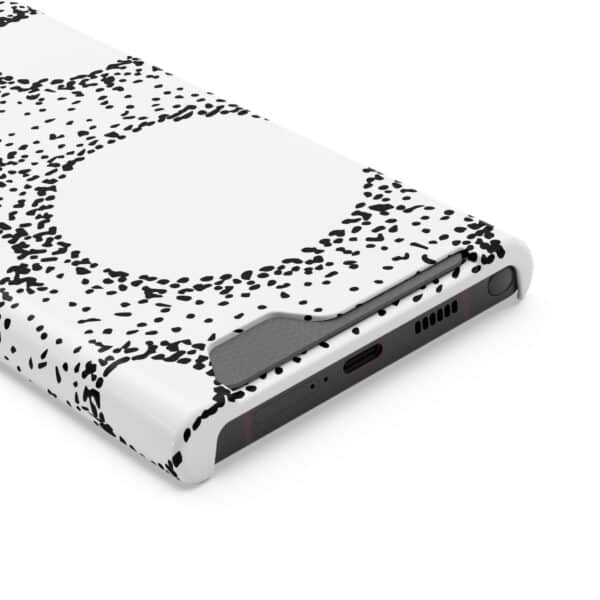 Rounded Shapes Phone Case With Card Holder Custom Phone Case For iPhone and Samsung - Image 98