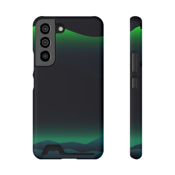 Aurora Lights On Phone Case With Card Holder Custom Phone Cases For iPhone and Samsung - Image 5