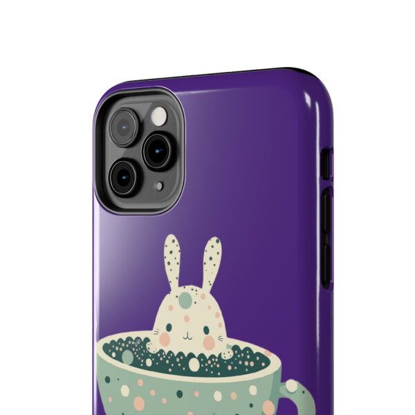 Cute Bunny in a Coffee Cup On Tough Phone Cases, Case-Mate Custom Phone Case For iPhone Series - Image 23