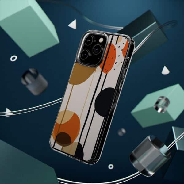 Orange Floral and Polka Dot Clear Cases - Image 67