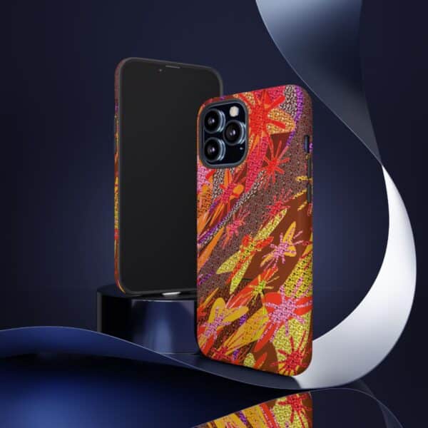 Rainbow Designs Stunning Flowers On Tough Cases Custom Phone Cases For iPhone Google Pixel and Samsung Series - Image 54
