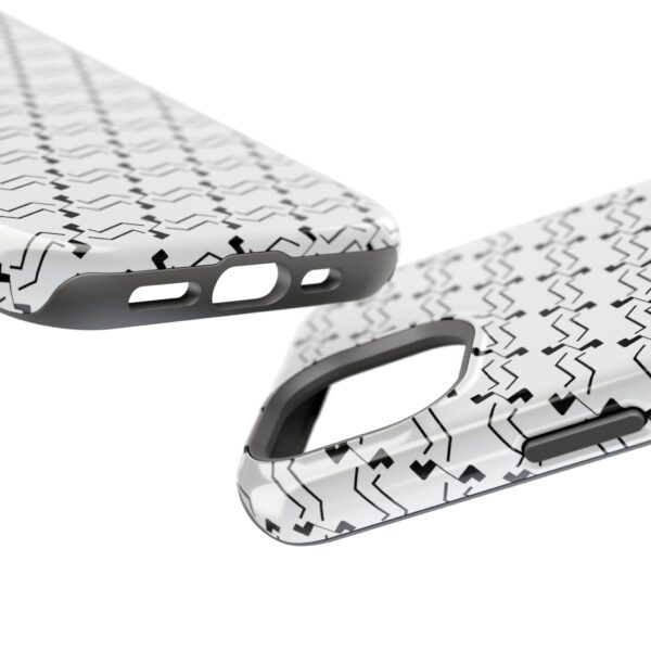 Zigzag stripes | Magnetic Tough Case For iPhone - Image 3