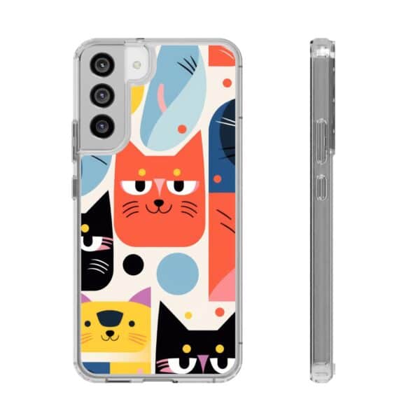 Cute cats Clear Cases For iPhone and Samsung - Image 46