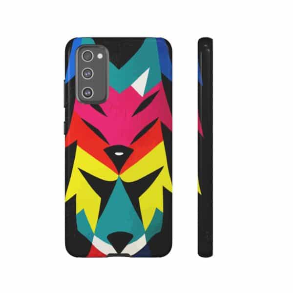 Rainbow Designs Wolf Head On Tough Cases Custom Phone Cases For iPhone Google Pixel and Samsung Series - Image 75