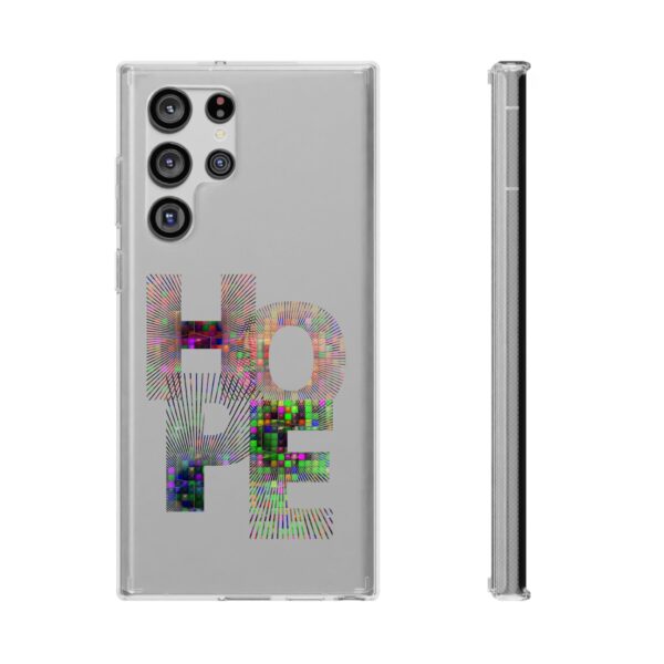 Rainbow Designs "HOPE" On Clear Cases For iPhone and Samsung - Image 49