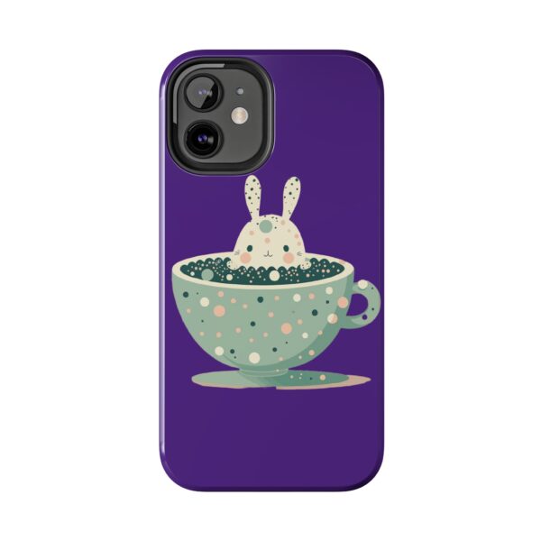 Cute Bunny in a Coffee Cup On Tough Phone Cases, Case-Mate Custom Phone Case For iPhone Series - Image 29