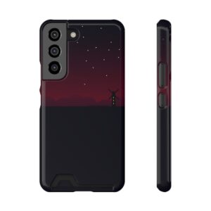 Wind Mill On Phone Case With Card Holder Custom Phone Cases For iPhone and Samsung