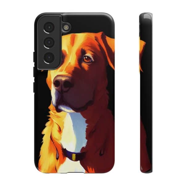 Dog Portrait On Tough Cases Custom Phone Cases For iPhone Google Pixel and Samsung Series. - Image 83