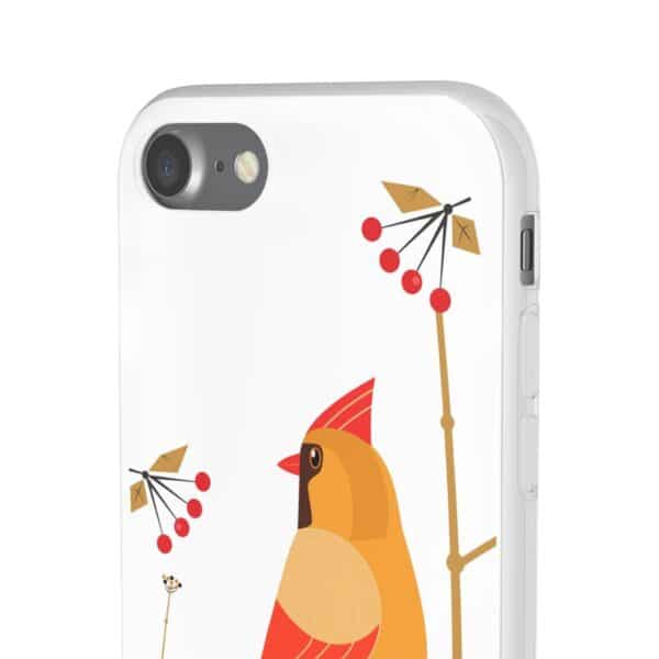 Red Cardinal Female On Flexi Cases Custom Phone Cases For iPhone and Samsung Series - Image 88