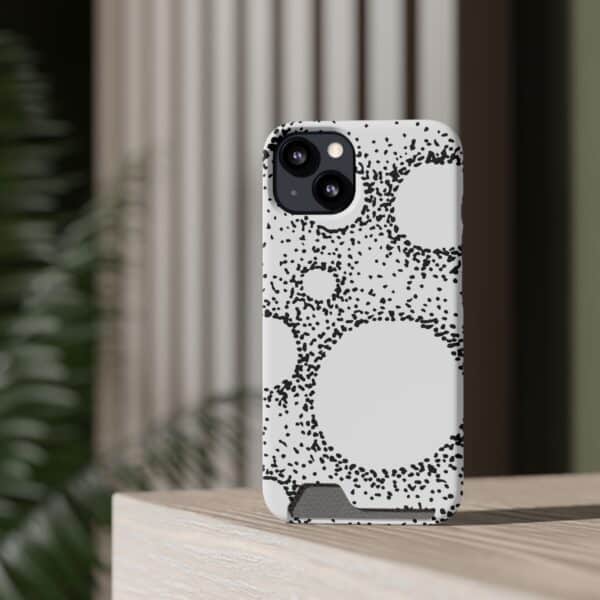 Rounded Shapes Phone Case With Card Holder Custom Phone Case For iPhone and Samsung - Image 108