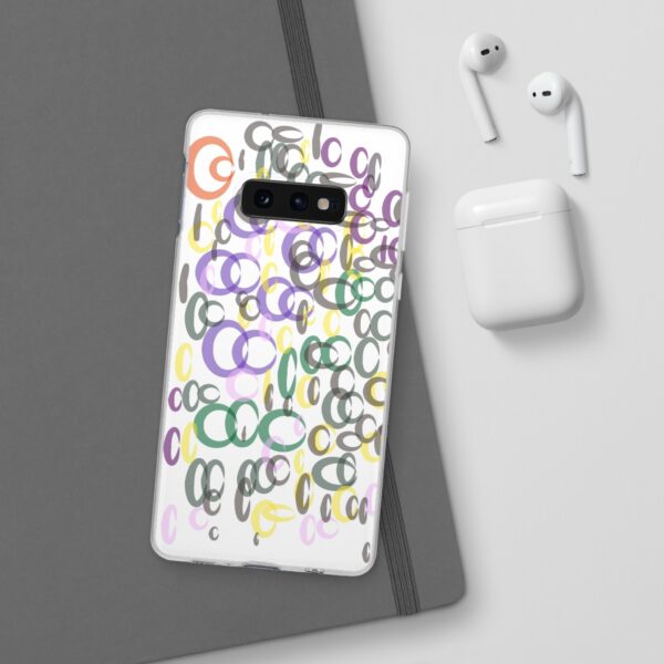 Colorful. Circles Flexi Cases For iPhone Samsung - Image 30
