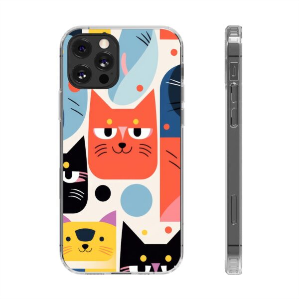 Cute cats Clear Cases For iPhone and Samsung - Image 28