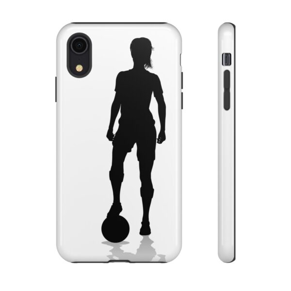 Silhouette Football Player Women Tough Cases Custom Phone Cases For iPhone Google Pixel and Samsung Series - Image 6
